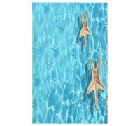 TropicalLife Set di 2 asciugamani da cucina con motivo oceano di mare, assorbenti, asciugapiatti, asciugamani da cucina per la pulizia della cucina, 45,7 x 71,1 cm