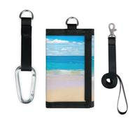 TropicalLife Summer Sea Wallet Slim Small Pocket Money Organisers Bag Sea Ocean Leggero Portatile Cambiamento Borsa