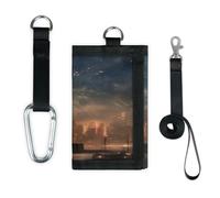TropicalLife USA New York Landscape Wallet Slim Small Pocket Money Organisers Bag Leggero Portatile Cambiamento Borsa