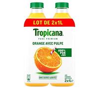 Tropicana Succo d'arancia con polpa - 2 bottiglie da 1 l