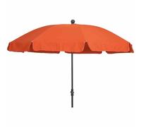 Tropico Mittelstockschirm Terracotta Ø250cm Acciaio Poliestere Upf 50+ Ombrello