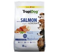 Tropidog Premium Adulto razze piccole Salmone con riso 2x8kg - 3% di sconto in un set