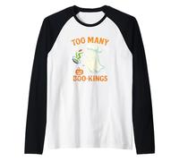 Troppi Fantasmi di Boo Kings Chef Maglia con Maniche Raglan