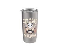 Troppi progetti non abbastanza filato Panda Crafter Bicchiere termico in acciaio inox doppia parete