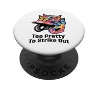 Troppo bello per essere eliminato Appassionato di baseball C PopSockets PopGrip Adesivo
