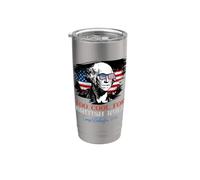 Troppo bello per il dominio britannico 4 luglio George Washington Bicchiere termico in acciaio inox doppia parete