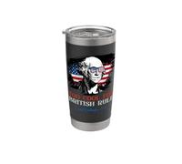 Troppo bello per il dominio britannico 4 luglio George Washington Bicchiere termico in acciaio inox doppia parete