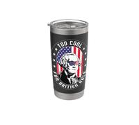 Troppo bello per il dominio britannico George Washington 4 luglio 1776 Bicchiere termico in acciaio inox doppia parete