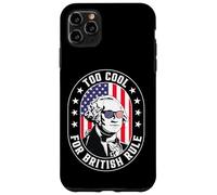 Troppo bello per il dominio britannico George Washington 4 luglio 1776 Custodia per iPhone 11 Pro Max