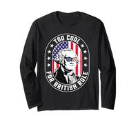 Troppo Bello per Il dominio Britannico George Washington 4 luglio 1776 Maglia a Manica