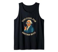 Troppo bello per il dominio britannico George Washington con occhiali da sole Canotta