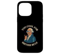 Troppo bello per il dominio britannico George Washington con occhiali da sole Custodia per iPhone 14 Pro Max