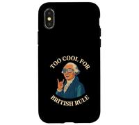 Troppo bello per il dominio britannico George Washington con occhiali da sole Custodia per iPhone X/XS