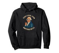 Troppo bello per il dominio britannico George Washington con occhiali da sole Felpa con Cappuccio