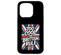 Troppo bello per il dominio britannico Storico American Freedom Humor Custodia per iPhone 15 Pro