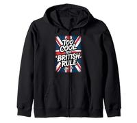 Troppo Bello per Il dominio Britannico Storico American Freedom Humor Felpa con Cappuccio