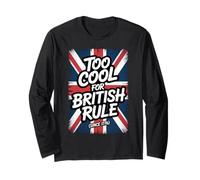 Troppo Bello per Il dominio Britannico Storico American Freedom Humor Maglia a Manica