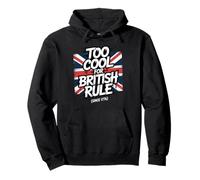 Troppo Bello per Il dominio Britannico - Umorismo Patriottico Amante della libertà Felpa con Cappuccio