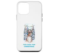 Troppo bello per la renna di Natale - Divertente DJ Hipster Custodia per iPhone 12 mini