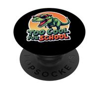 Troppo bello per la scuola T Rex Boys Dinosauro Dino Tyrannosaurus PopSockets PopGrip Adesivo