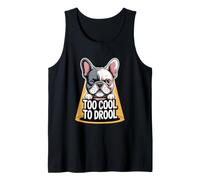 Troppo Bello per sbavare Divertente Design Bulldog Francese Canotta