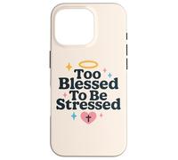 Troppo benedetto per essere sottolineato la fede cristiana Versetto della Bibbia Custodia per iPhone 16 Pro