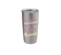 Troppo benedetto per essere stressato 35 ° compleanno che gira 35 Anni Bicchiere termico in acciaio inox doppia parete