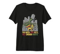 Troppo calcestruzzo Non Abbastanza Radici Cultura Reggae Maglietta Premium