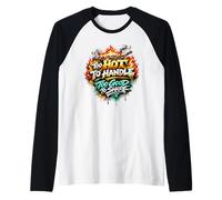 Troppo Caldo da Toccare Troppo Buono da Condividere Maglia con Maniche Raglan