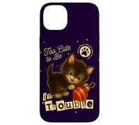 Troppo carino per essere nei guai - Simpatico gatto lillte Custodia per iPhone 14 Plus