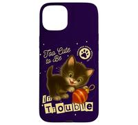 Troppo carino per essere nei guai - Simpatico gatto lillte Custodia per iPhone 15 Plus