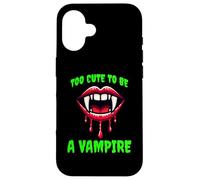 Troppo carino per essere un vampiro Custodia per iPhone 16