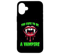 Troppo carino per essere un vampiro Custodia per iPhone 16 Plus