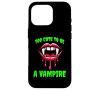 Troppo carino per essere un vampiro Custodia per iPhone 16 Pro