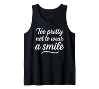 Troppo carino per non indossare un sorriso - Bellezza positiva e sicura Canotta