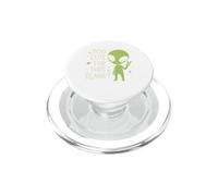 Troppo carino per questo pianeta, segno di pace alieno, spazio per bambini e ragazzi PopSockets PopGrip per MagSafe