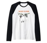 Troppo Carino per spaventare Bradipo Maglia con Maniche Raglan