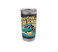Troppo cool per la scuola di marea tartaruga occhiali da sole nuoto scuola Bicchiere termico in acciaio inox doppia parete