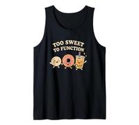 Troppo Dolce per Funzionare Kawaii Ciambella Boba e Mochi Food Canotta
