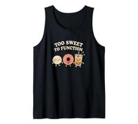 Troppo Dolce per Funzionare Kawaii Ciambella Boba e Mochi Food Canotta
