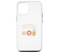 Troppo dolce per funzionare Kawaii Ciambella Boba e Mochi Food Custodia per iPhone 12/12 Pro