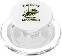Troppo fortunato per radicare Funny Leprechauns Lucky Joke Irish PopSockets PopGrip per MagSafe