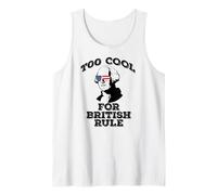 Troppo Freddo per LA Regola Britannica 4 luglio George Washington Meme Canotta