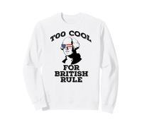 Troppo Freddo per LA Regola Britannica 4 luglio George Washington Meme Felpa