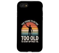Troppo giovane per andare in pensione troppo vecchio per stare su oltre 10 retrò Custodia per iPhone SE (2020) / 7/8