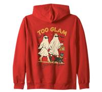 Troppo Glam per Dare Uno Stile Boo Halloween Felpa con Cappuccio