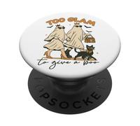 Troppo glam per dare uno stile Boo Halloween PopSockets PopGrip Adesivo