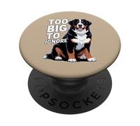 Troppo grande per ignorare il simpatico cane da montagna bernese PopSockets PopGrip Adesivo