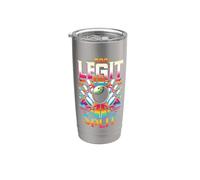 Troppo legittimo per dividere l"umorismo dicendo bowling giocatore di sport bowling Bicchiere termico in acciaio inox doppia parete