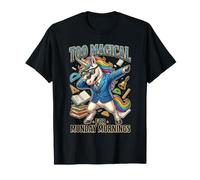 Troppo Magico per Il lunedì Mattina Dabbing Unicorn Student Maglietta
